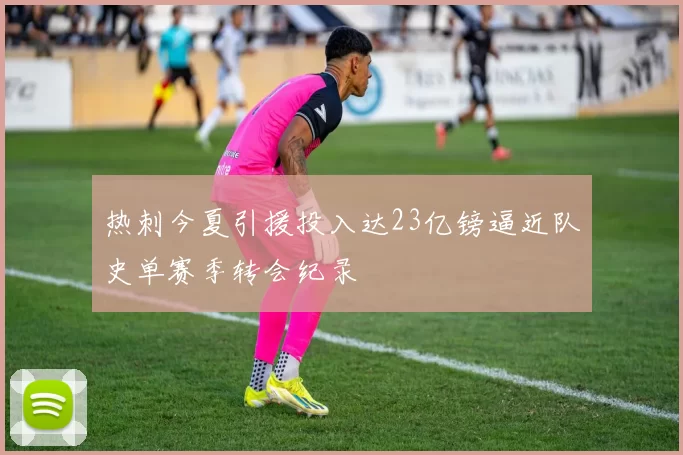 热刺今夏引援投入达23亿镑逼近队史单赛季转会纪录
